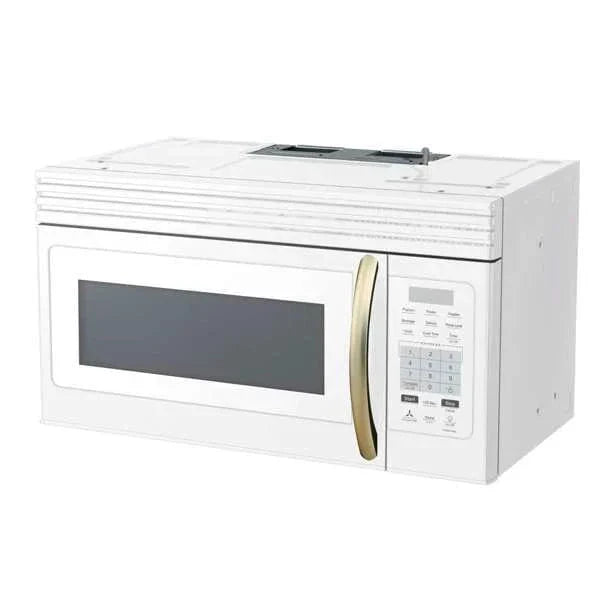 Forno Scalo 30"Over the Range Microwave, White Stainless Steel, FOTR3007-30WHT09K