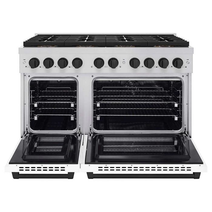 ZLINE 48" Paramount Gas Range DuoPro™ Cooktop, Dual Ovens PSGRZ-WM-48-MB09K