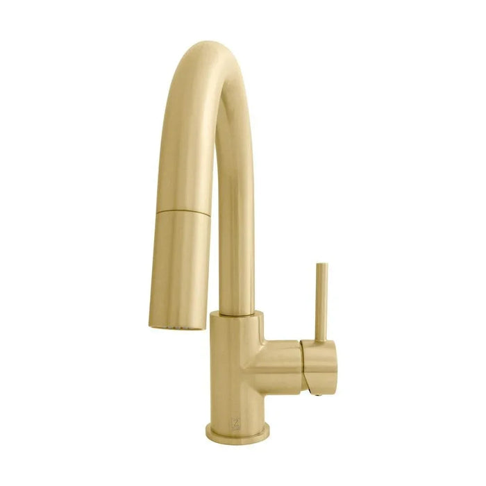 ZLINE Dante Kitchen Faucet In Champagne Bronze, DNT-KF-CB09K