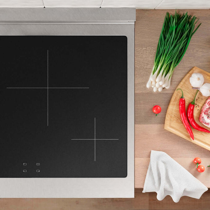 ZLINE 30" Paramount Induction Range, Cooktop, Electric Convection Oven, Satin Stainless Steel SINRSZ-3009K