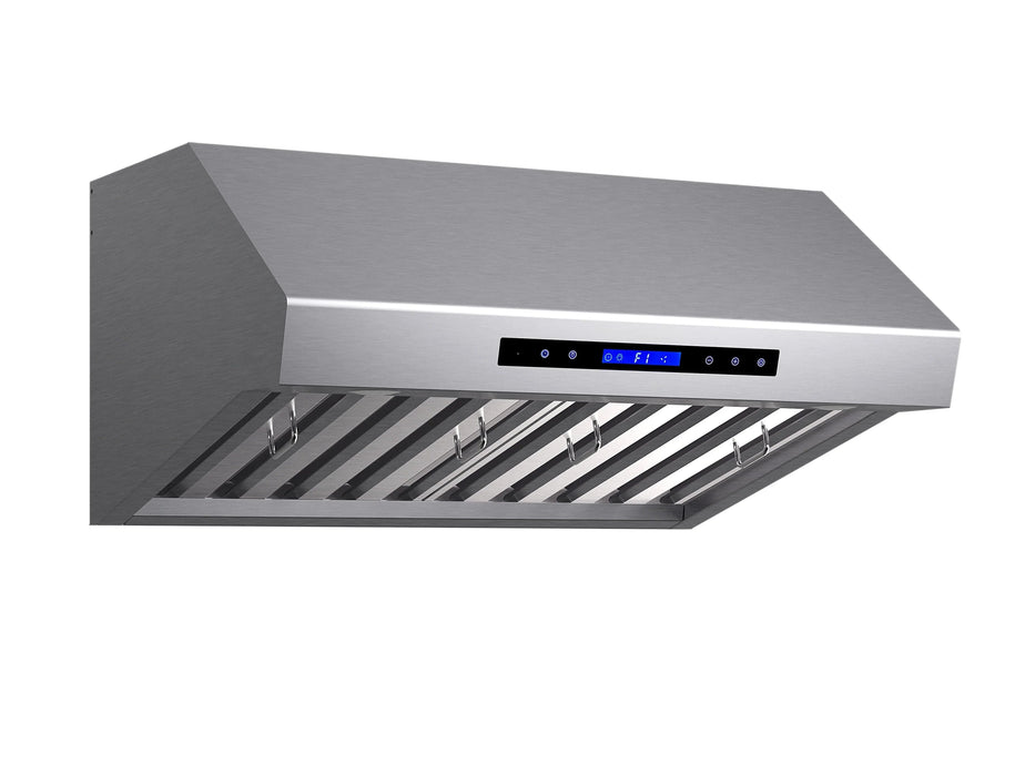 Forno 30'' 500 CFM Wall Mount Range Hood Stainless Steel, FRHWM5030-3009K