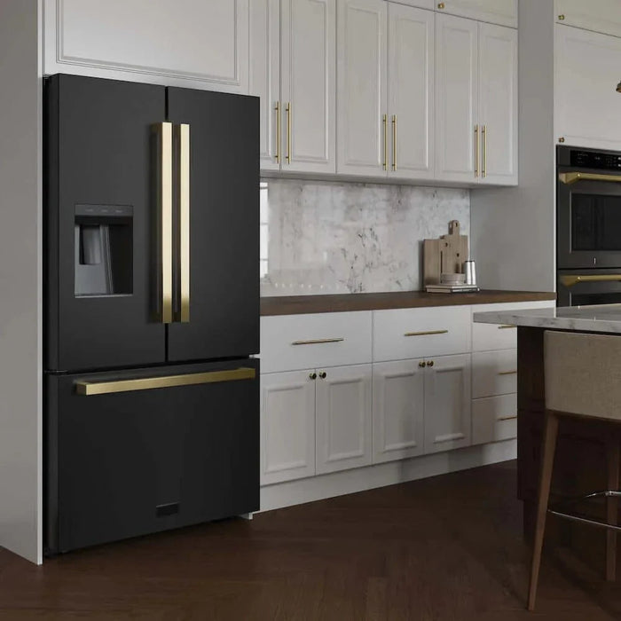 ZLINE 36" Refrigerator, Water, Ice Dispenser, Fingerprint Resistant, RSMZ-W-36-BS-FG09K