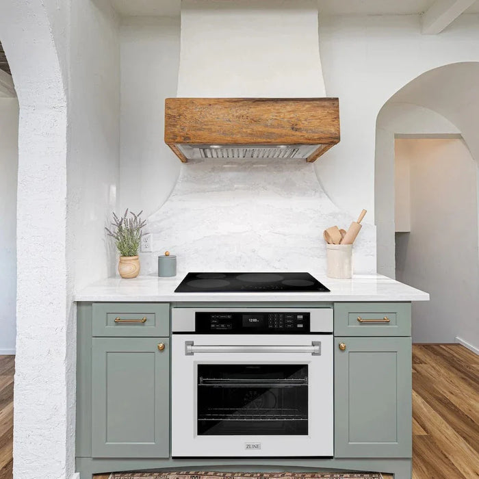 ZLINE 30 "Professional True Convection Single Wall Oven, Air Fry, Self Clean, White Matte WAS-WM-3009K