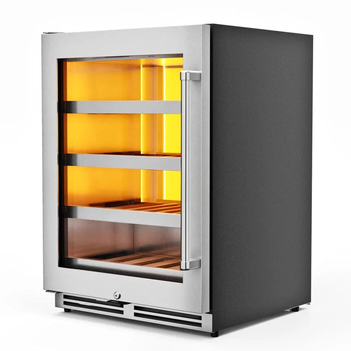 THOR 24" Undercounter Single Zone Wine Cooler Left- Hinge TWC24UL-LH09K