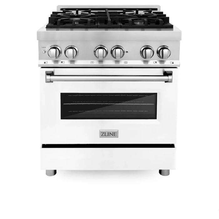 ZLINE 30" Bundle Range RA-WM-30 & Range Hood KB-30, 2KP-RAWMRH3009K