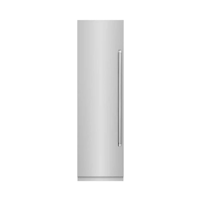 ZLINE 24" Column Freezer Stainless Steel, Graphite Gray Interior RCFV-304-2409K