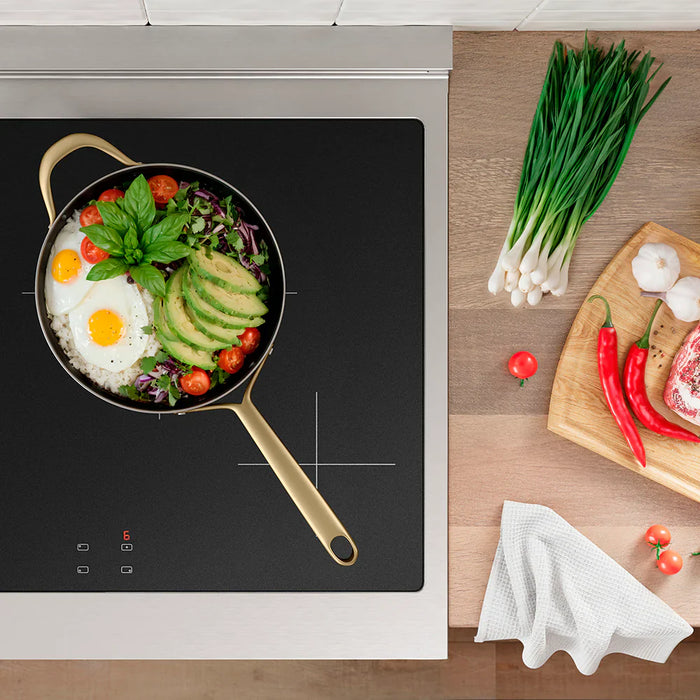 ZLINE Paramount Induction Range, Cooktop, Electric Convection Oven SINR-BLM09K