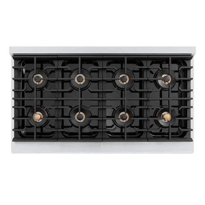 ZLINE 48" Paramount Gas Range DuoPro™ Cooktop, Dual Ovens PSGRZ-WM-48-MB09K