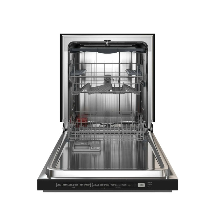 Forno Espresso 24" Built-In Dishwasher, Black, Antique Brass, FDWBI8067-24BLK09K