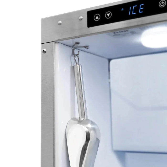 ZLINE 15" Touchstone Clear Cube Ice Maker Drain Pump Panel Ready Door ICCDP-1509K