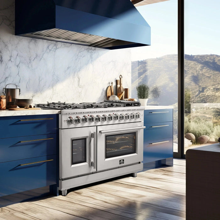 FORNO Massimo 48″ French Door Dual Fuel Range FFSGS6325-4809K