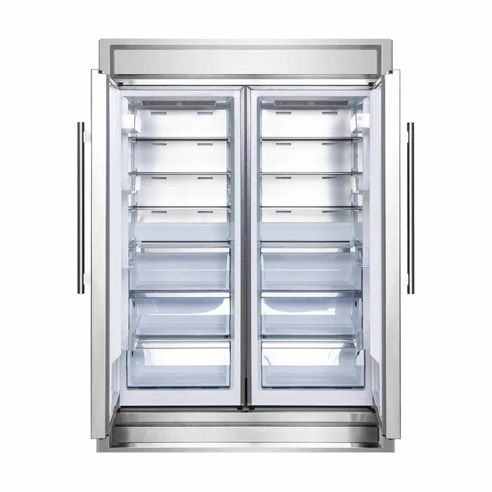 Forno 2-Piece Appliance Package 48" Gas Range, 60" Built-In Refrigerator Stainless Steel FBDL-019-06CAUS09K