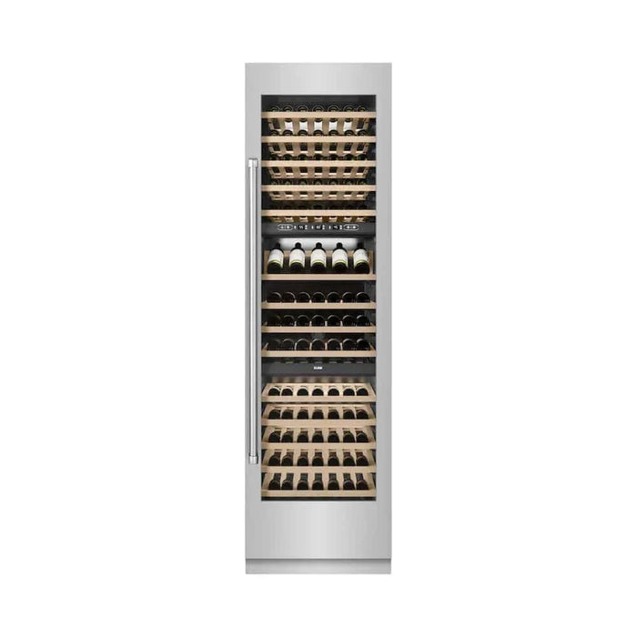 ZLINE 24"Triple Zone 100 Bottle Column Wine Cooler, Stainless Steel RCWV-304-2409K
