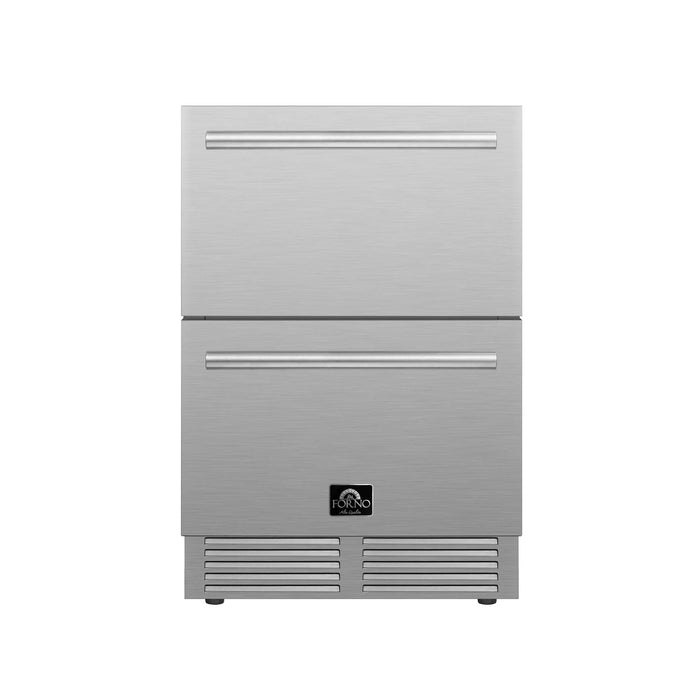 FORNO Como 24" Outdoor/Indoor Drawer Refrigerator FDROD1611-24S09K