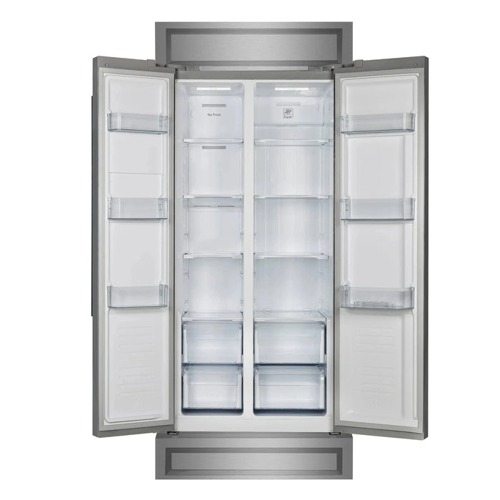 FORNO Salerno 37" Side-by-Side Built-In Refrigerator FFRBI1805-37MG09K