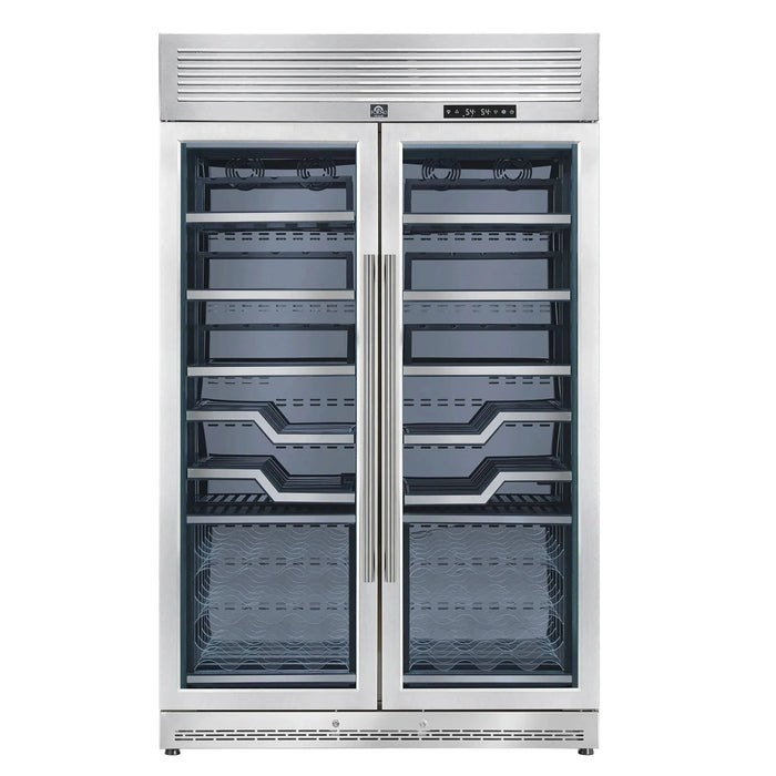 FORNO Abruzzo 48" 102 Bottle Dual Zone Wine Cooler FWCDR6610-48S09K