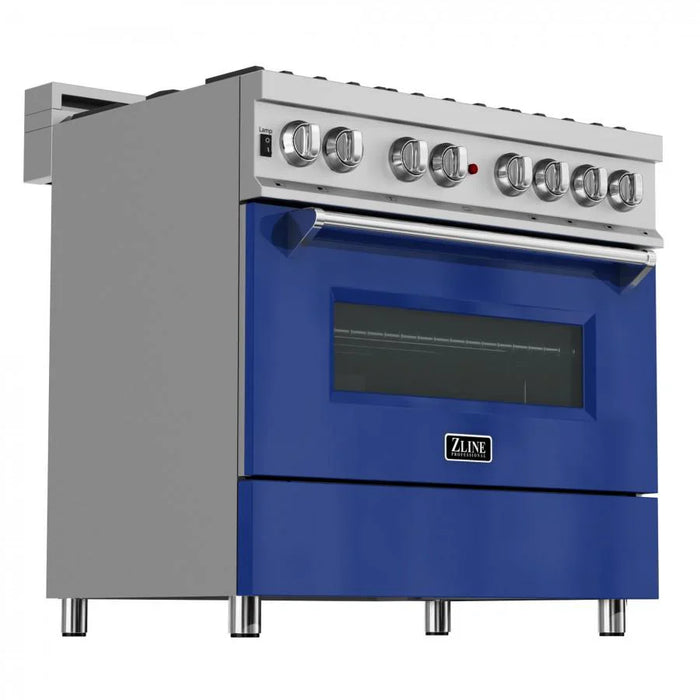 ZLINE 36" Bundle Range RAS-BG-36 & Range Hood 8654BG-36, 2KP-RASBGRH3609K