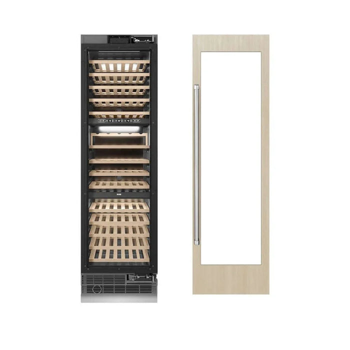 ZLINE 24" Triple Zone 100 Bottle Panel Ready Column Wine Cooler RBCWV-2409K