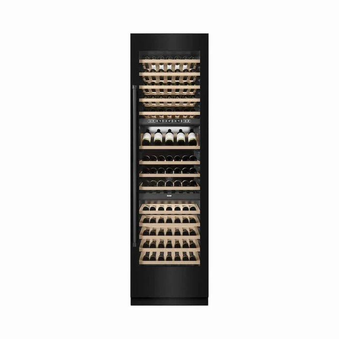 ZLINE 24"Triple Zone 100 Bottle Column Wine Cooler, Black Stainless Steel RCWV-BS-2409K