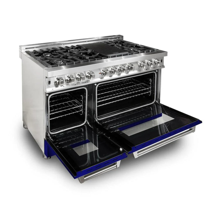 ZLINE 48" Bundle Range RA-48 & Range Hood KB-48, 2KP-RABGRH4809K