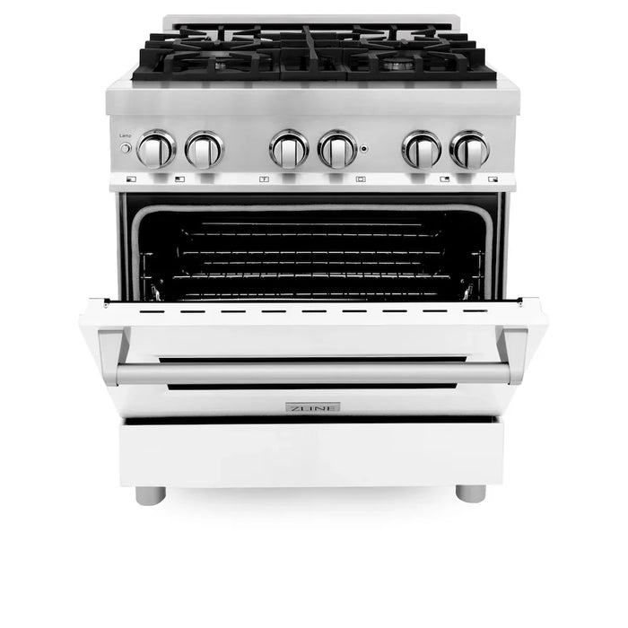 ZLINE 30" Bundle Range RA-WM-30 & Range Hood KB-30, 2KP-RAWMRH3009K