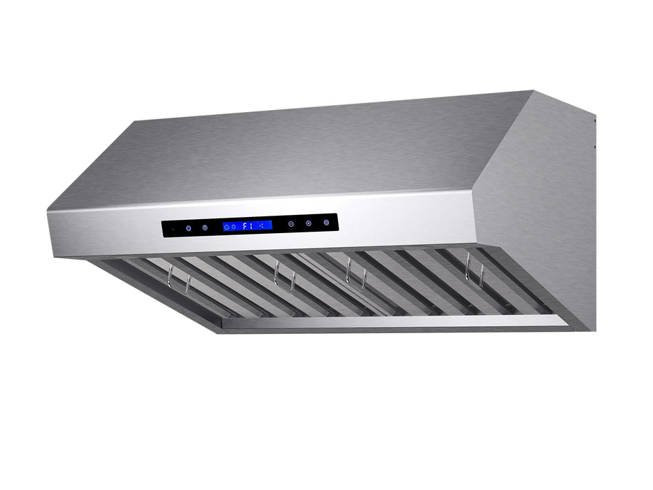 Forno 30'' 500 CFM Wall Mount Range Hood Stainless Steel, FRHWM5030-3009K