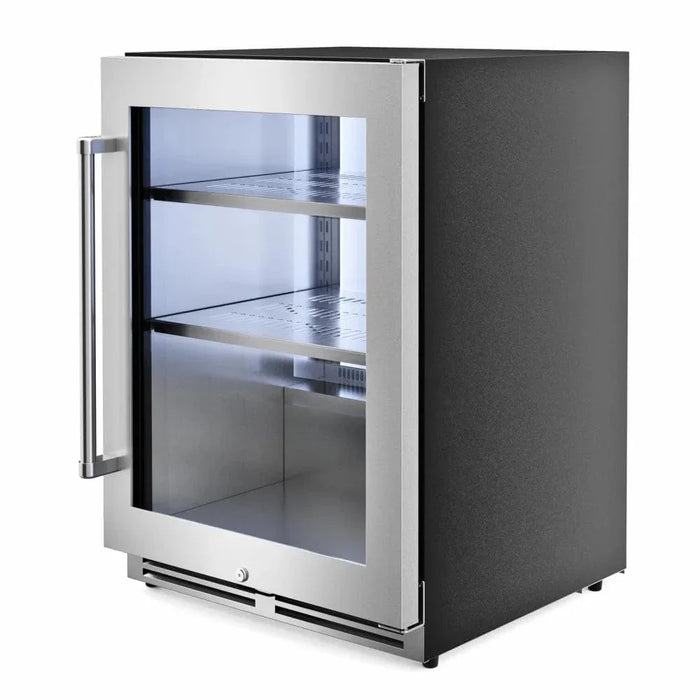 THOR 24" Freestanding/Built-In Undercounter Single Zone Beverage Center TBR24U09K