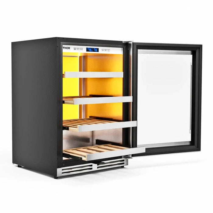 THOR 24" Undercounter Single Zone Wine Cooler TWC24UL09K