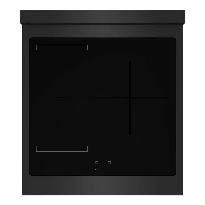 ZLINE 24" Paramount Induction Range, Cooktop, Electric Convection Oven, Accents SINRBZ-2409K