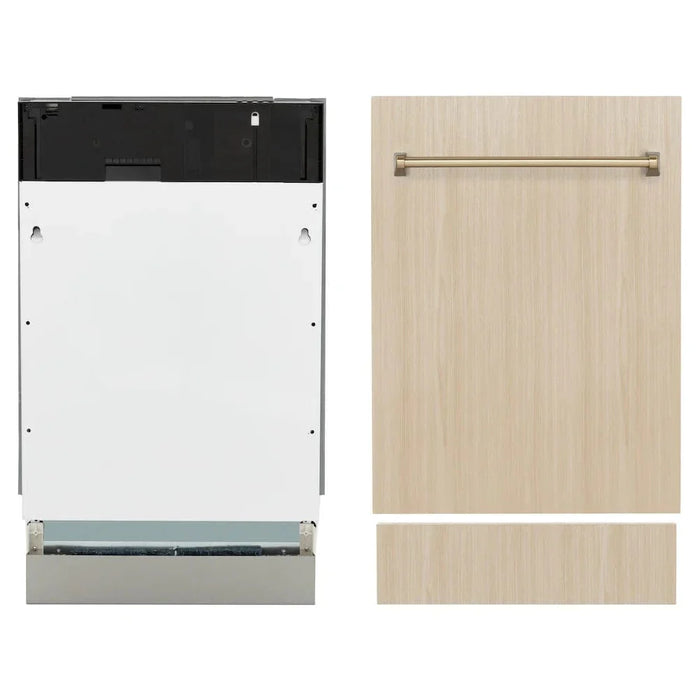 ZLINE Autograph 18" Dishwasher Stainless, Gold DWVZ-18-G09K