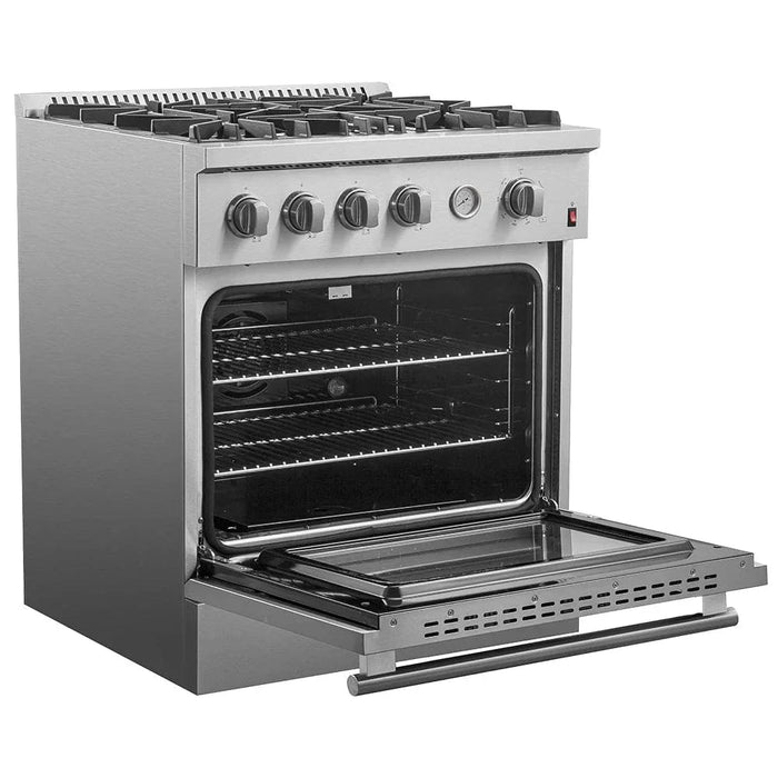 FORNO Marco 30" Gas on Gas Range FFSGS6277-3009K