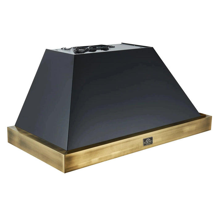 FORNO Vittorio 48" Wall Mount Range Hood FRHWM5078-48BLK09K