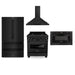 DISCONTINUED-ZLINE Kitchen Package Refrigerator, Range, Range Hood, Microwave, 4KPR-RGBRH30-MW - Farmhouse Kitchen and Bath