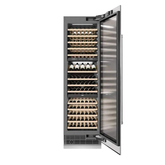 ZLINE 24"Triple Zone 100 Bottle Column Wine Cooler, DuraSnow®  Stainless Steel RCWV-SN-2409K