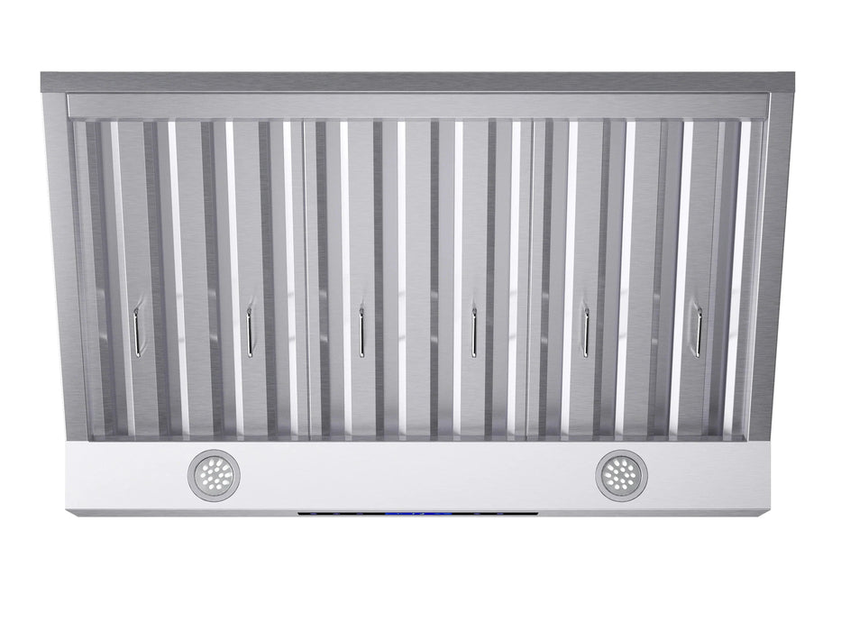 Forno 36'' 500 CFM Wall Mount Range Hood Stainless Steel, FRHWM5030-3609K