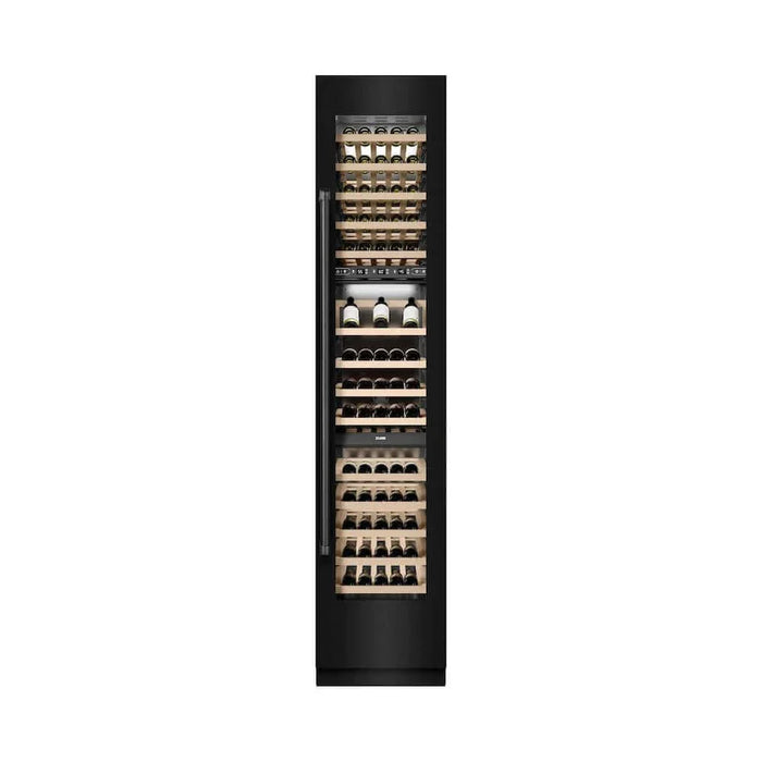 ZLINE 18"Triple Zone 68 Bottle Right Hinge Column Wine Cooler, Black Stainless Steel RCWVR-BS-1809K