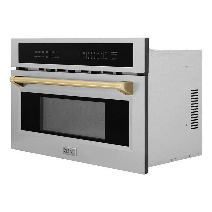 ZLINE 30” Convection Microwave, Stainless Steel, Bronze MWOZ-30-CB09K