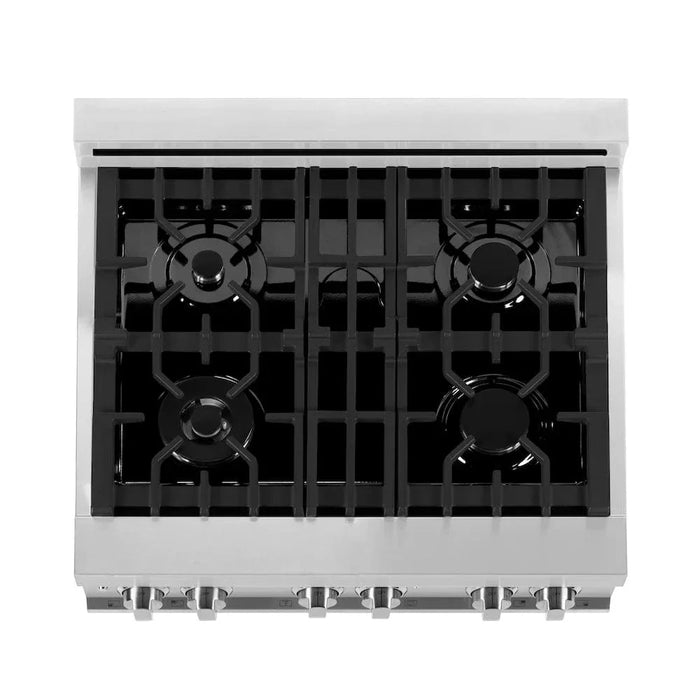 ZLINE 30" Dual Fuel Oven Range, Stainless Steel, Griddle RA-GR-3009K