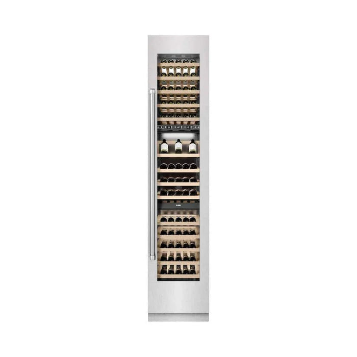 ZLINE 18"Triple Zone 68 Bottle Right Hinge Column Wine Cooler, DuraSnow® Stainless Steel RCWVR-SN-1809K