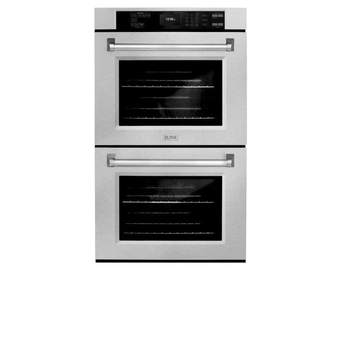 ZLINE 30"Professional True Convection Double Wall Oven, Air Fry, Self Clean, DuraSnow® Stainless Steel WADS-3009K