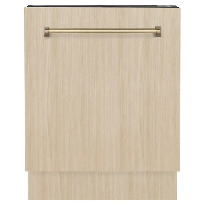 ZLINE Autograph 24" Dishwasher Stainless, Champagne Bronze DWVZ-24-CB09K