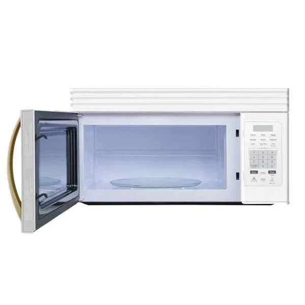Forno Scalo 30"Over the Range Microwave, White Stainless Steel, FOTR3007-30WHT09K