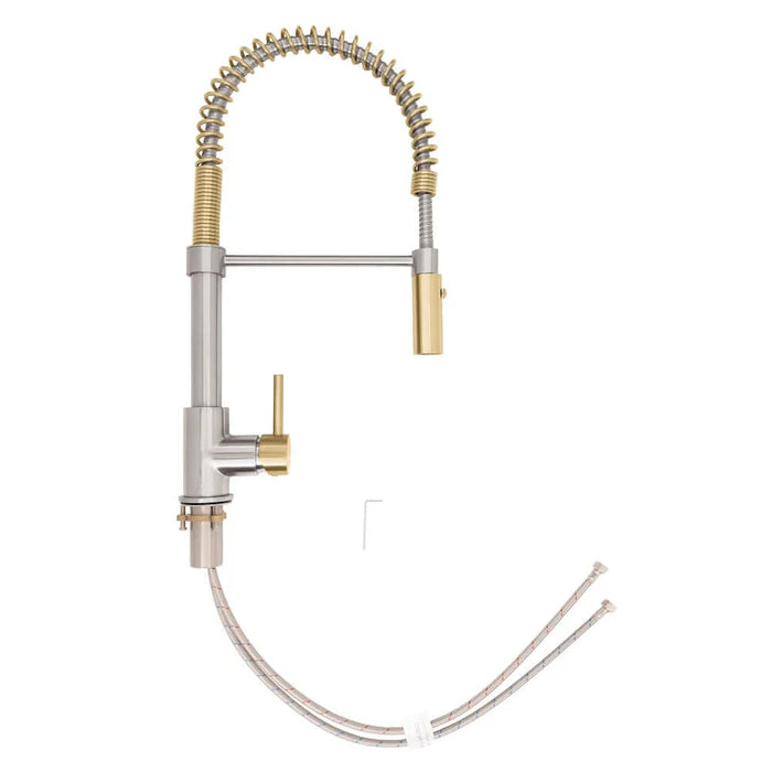 ZLINE Autograph Edition Sierra Pull Down Spring Single Handle Kitchen Faucet, SRA-KF-Z09K