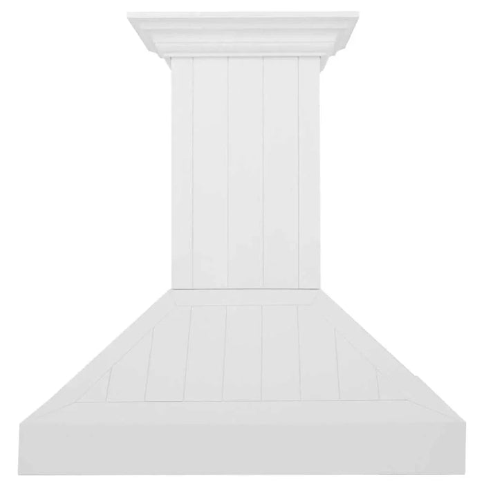 ZLINE 30" Wooded Shiplap Bright White Finish Wall Range Hood KPWW-3009K