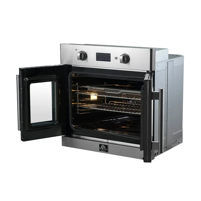 Forno Asti 30"French Door Electric Wall Oven,  FBOEL1333-3009K