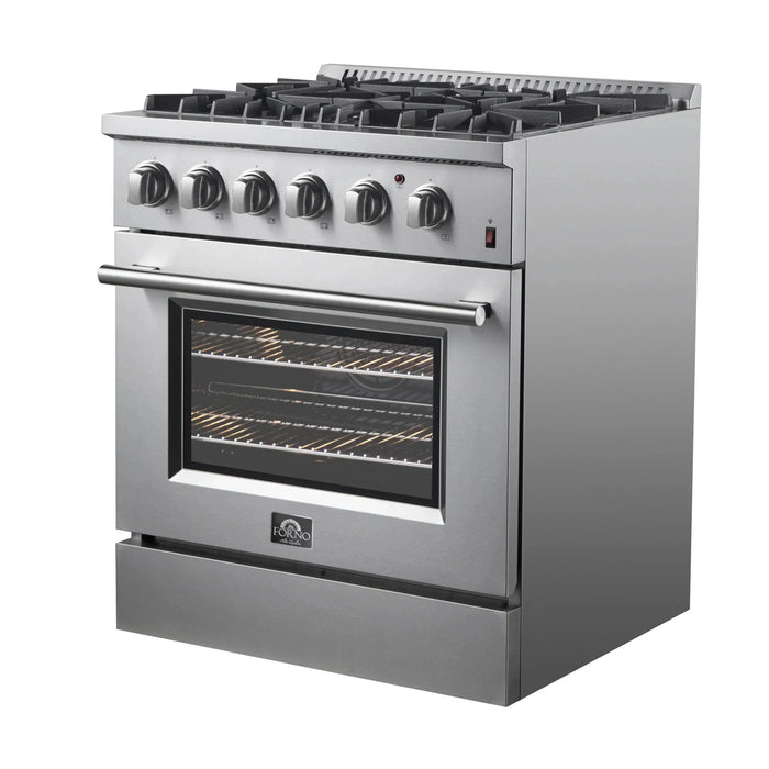 FORNO Marco 30" Dual Fuel Range FFSGS6197-3009K