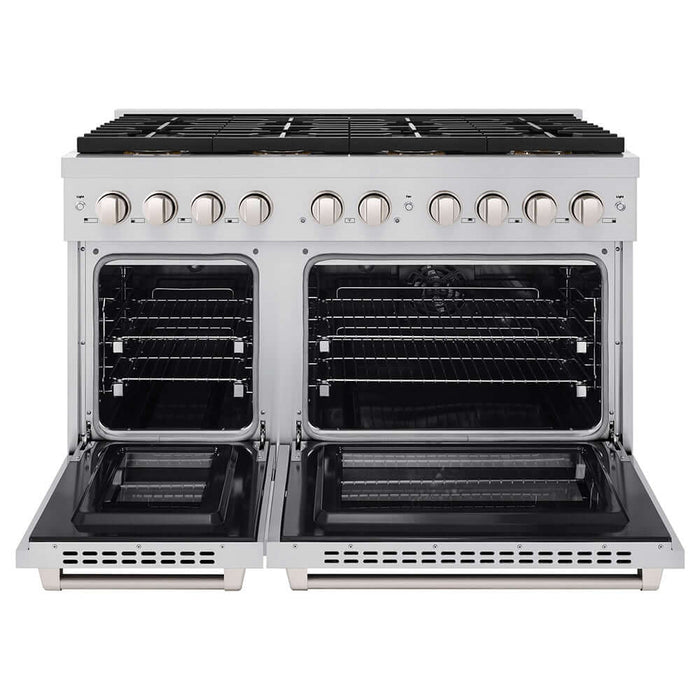 ZLINE 48" Paramount Gas Range DuoPro™ Cooktop, Dual Ovens PSGR4809K
