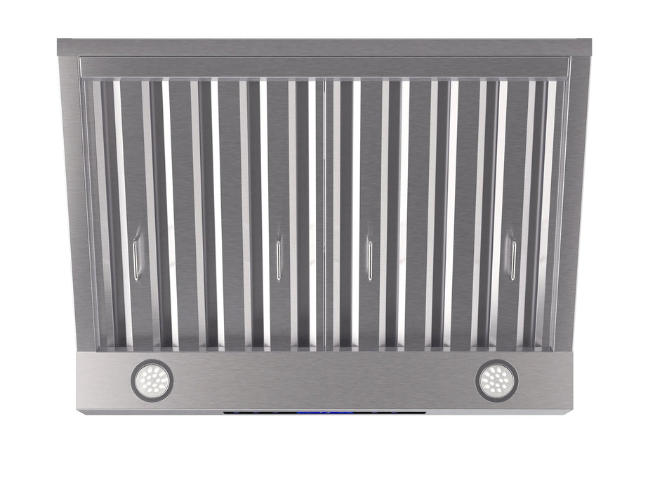 Forno 30'' 500 CFM Wall Mount Range Hood Stainless Steel, FRHWM5030-3009K