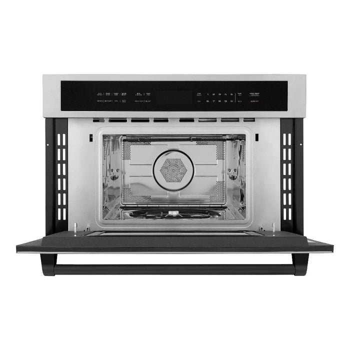 ZLINE 30” Convection Microwave, Stainless Steel, Matte Black MWOZ-30-MB09K
