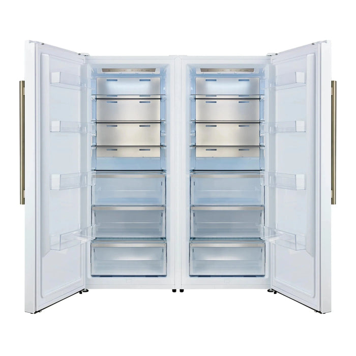 FORNO Maderno 60" Convertible Refrigerator FFFFD1722-60SG-WHT09K
